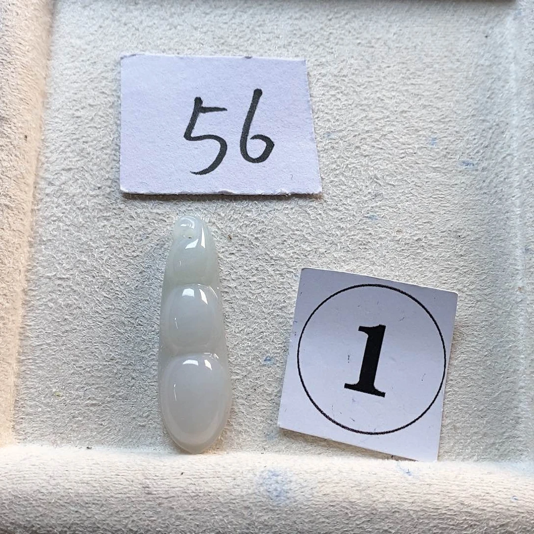 翡翠颈饰未镶嵌缅甸Ａ货翡翠玉