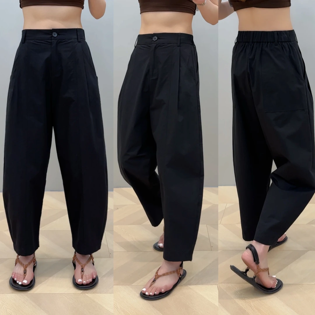 【L.P.L meng】2024夏季新款时尚百搭显瘦阔腿裤88003