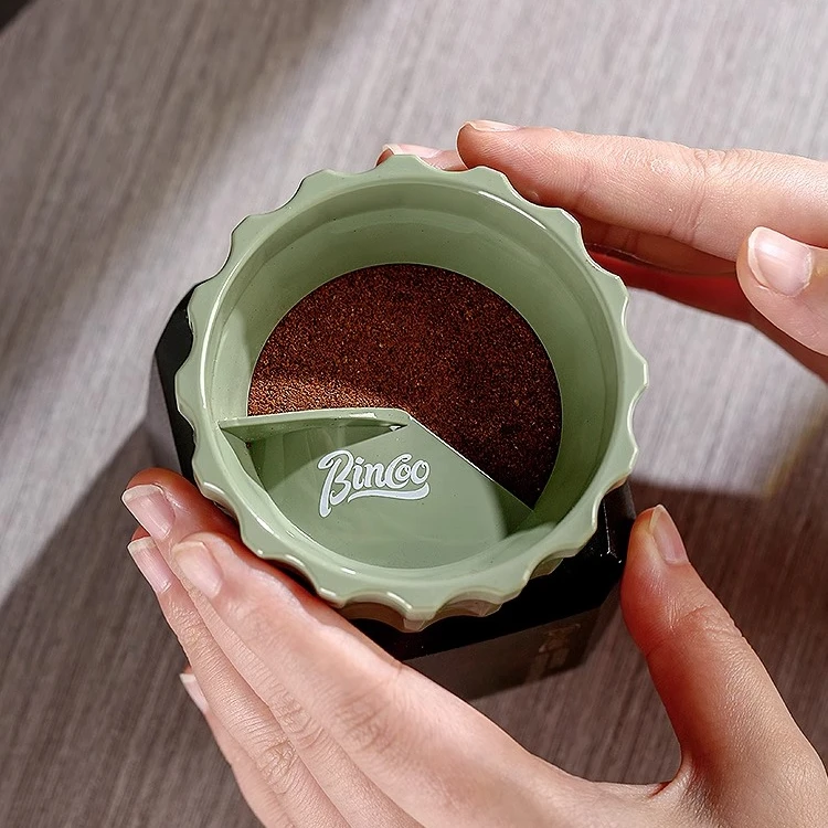 Bincoo摩卡壶布粉器防飞粉接粉填粉器单双阀通用咖啡壶专用配件