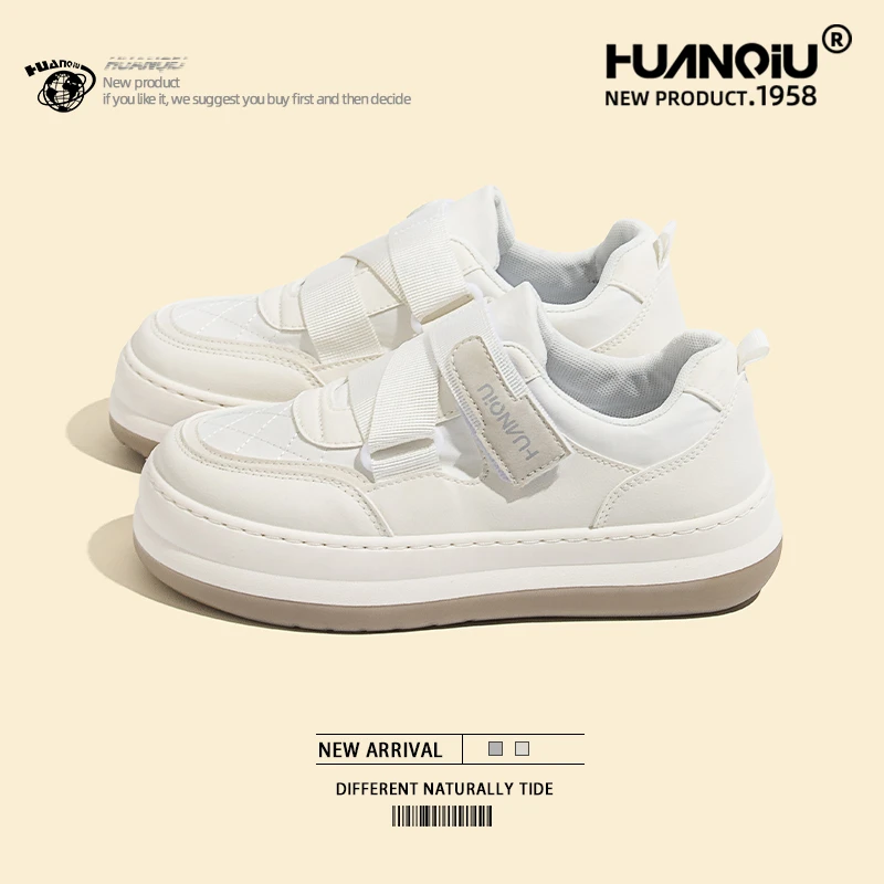 环球魔术贴小白鞋女2023新款爆款夏季女鞋百搭高颜值校园日系板鞋