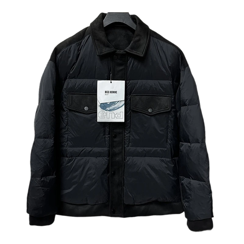 新款男士冬季时尚短款百搭羽绒服1283
