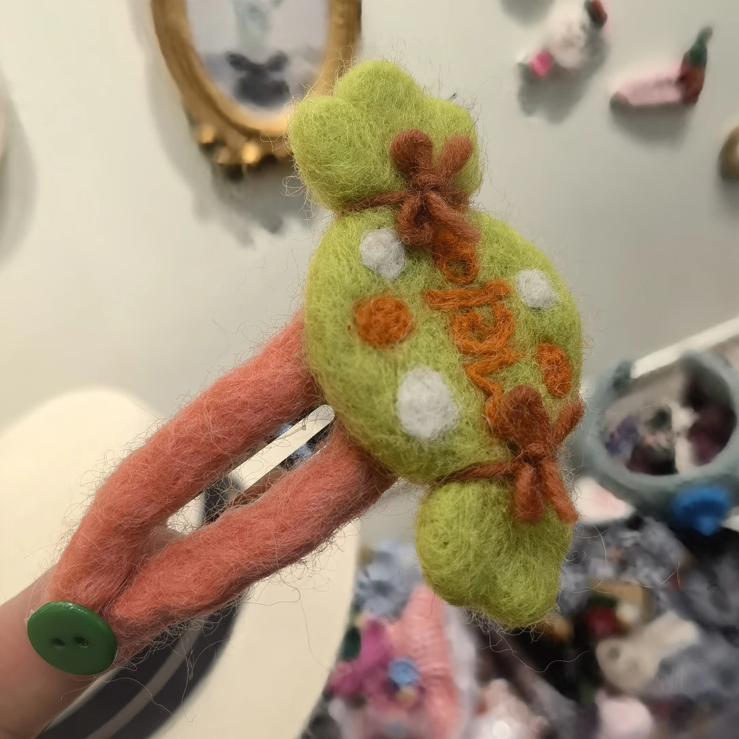 A394绿色糖果掰掰夹