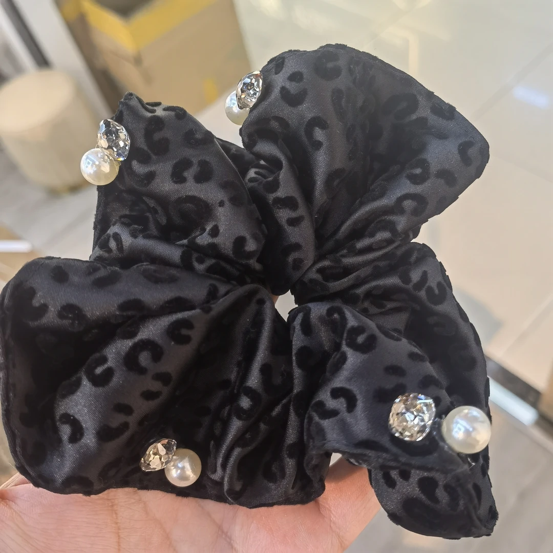 A520黑色豹纹珠珠肠圈