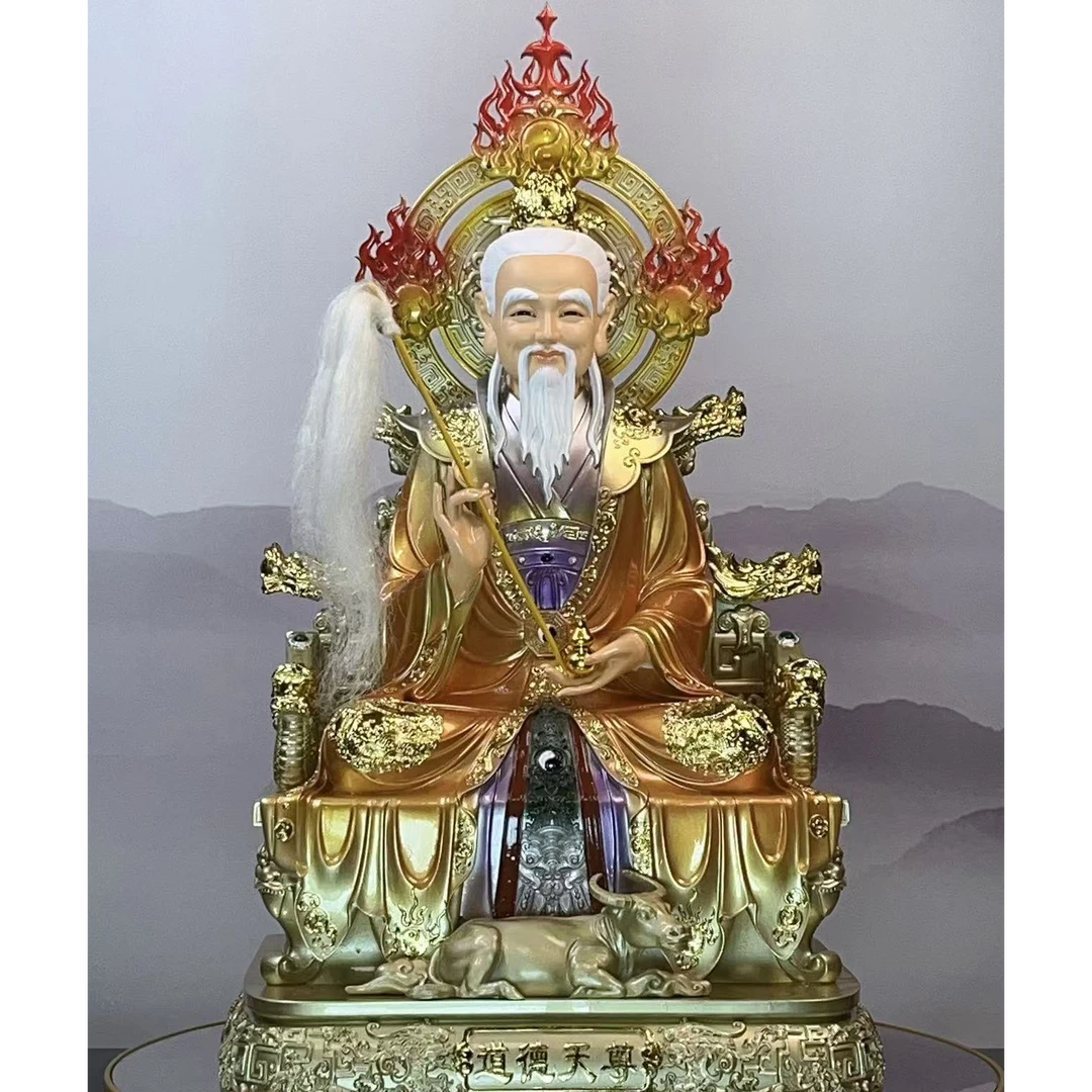 瑞彩 鸿福三清像【道德天尊】-树脂 家用 佛堂