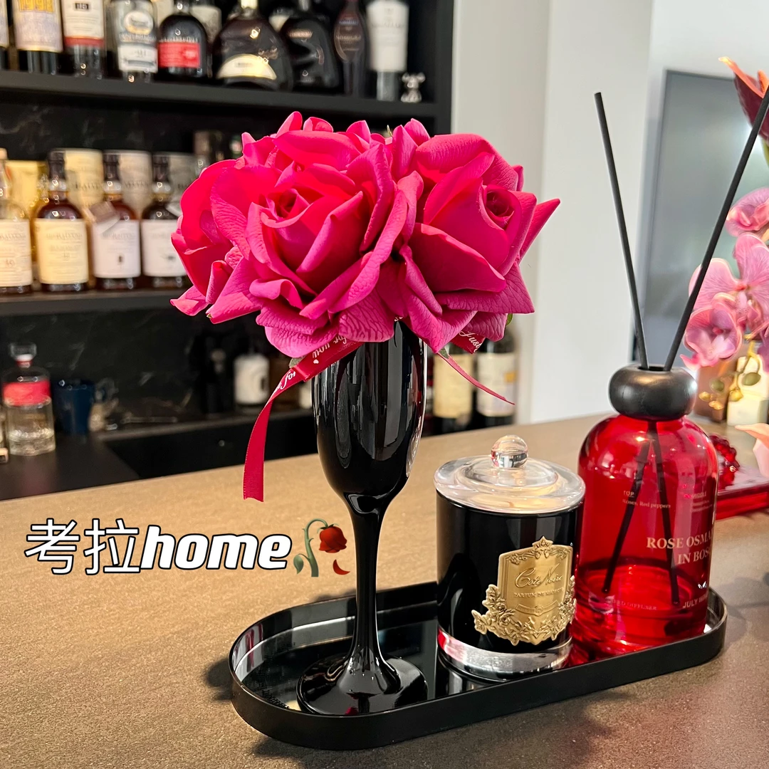 手感保湿玫瑰花仿真花上档次手工假花家居客厅餐桌花摆件插床头花