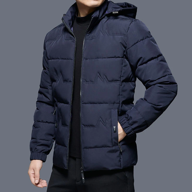 波司澄羽绒服男士棉袄2023新款大码加厚中年羽绒棉服爸爸装冬季短