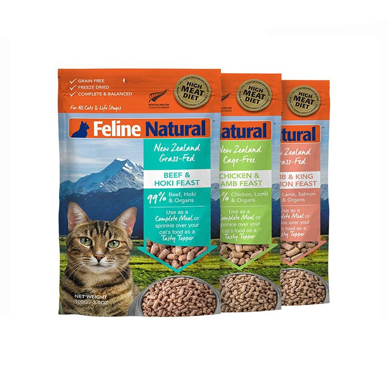 K9 NATURAL新西兰进口K9猫主食冻干生骨肉无谷脱水猫粮成幼猫