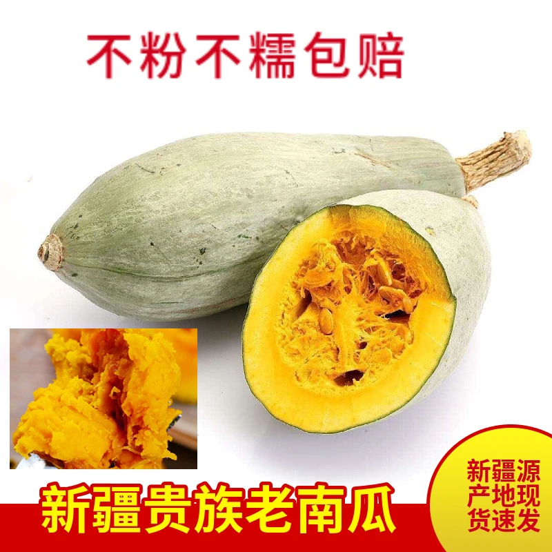新疆贵族南瓜丑南瓜板栗瓜新疆农场直发有机农产品