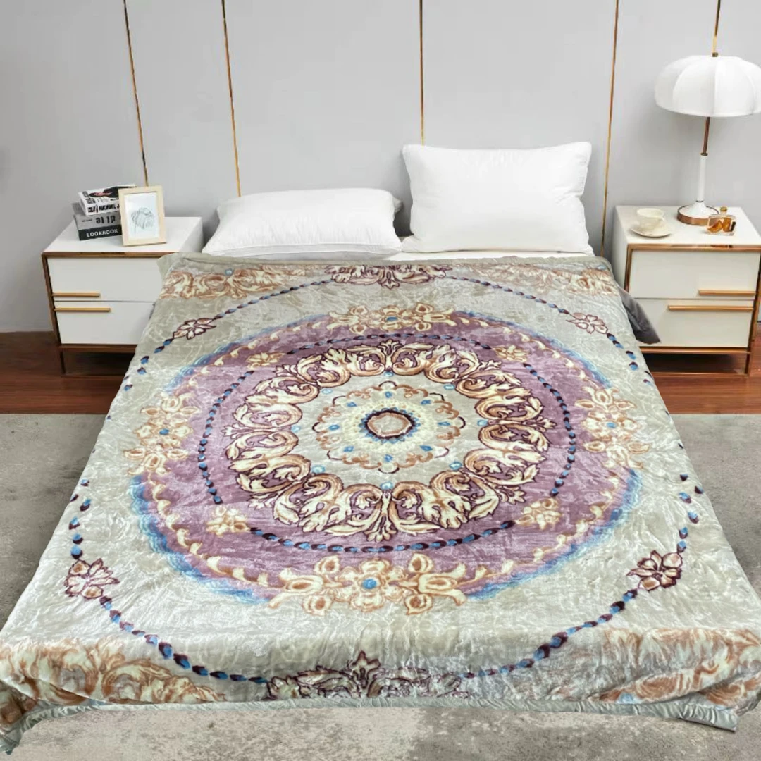 200*230cm  米色奇思妙想   午睡毯卧室加厚绒毛毯