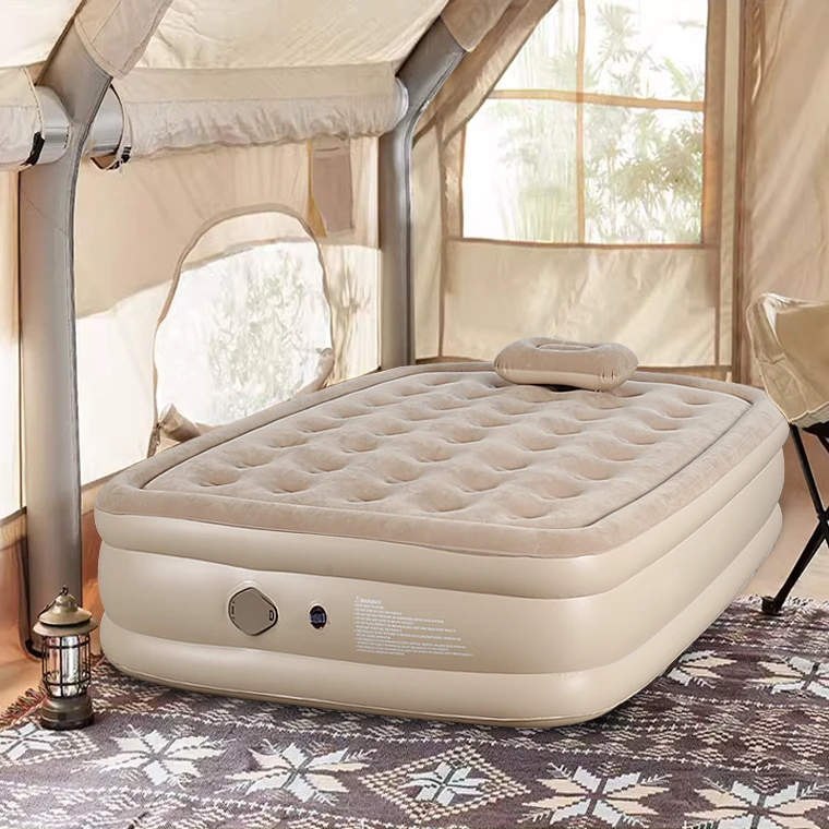 探季鸟充气床一键自动充气床垫户外露营帐篷加厚加植绒便携气垫床