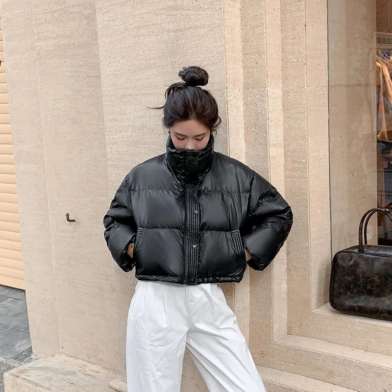 无印心匠鸭绒 纯色+立领 简约&时尚 百搭羽绒服 Y99847