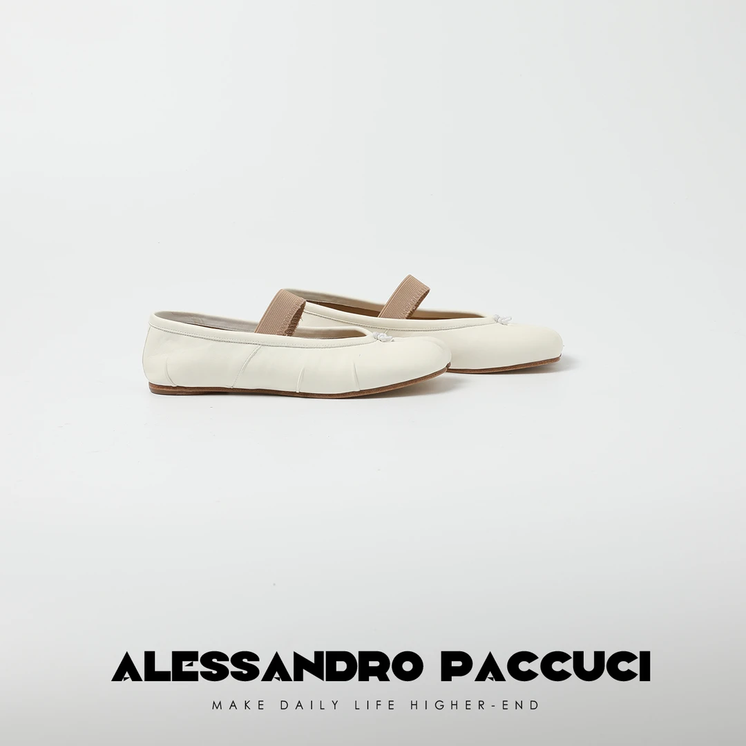 AP洛哥42096XD【梦中的芭蕾】羊皮绑带芭蕾舞鞋时尚平底单鞋