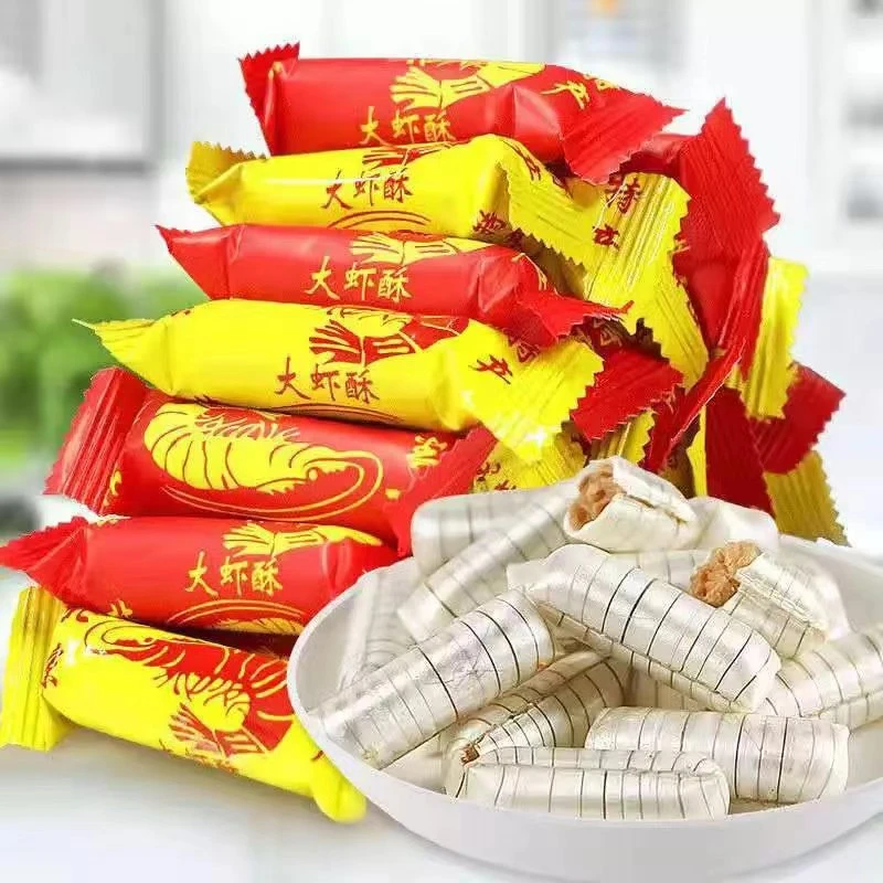 老北京大虾酥花生酥喜糖果批发年货休闲零食礼包老式糖果美味酥糖