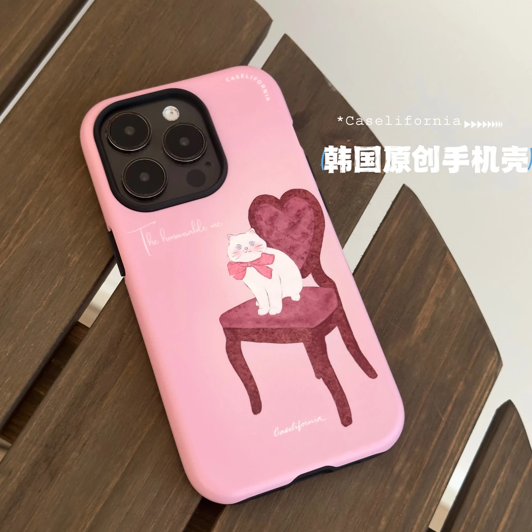 「喵喵椅」韩国进口原创ins手机壳