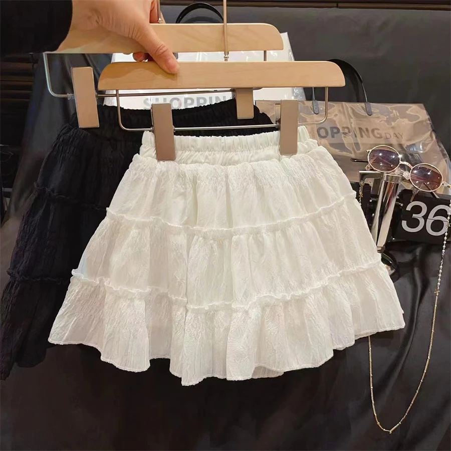 HHkids女童半身裙儿童宝宝公主短裙洋气2024韩版新款蛋糕裙BDQ101