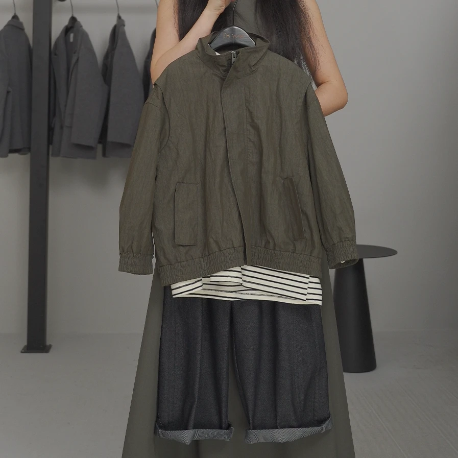 I'm Vena<次轮>男童女童中性秋款外套童装百搭长袖宽松秋39A7651