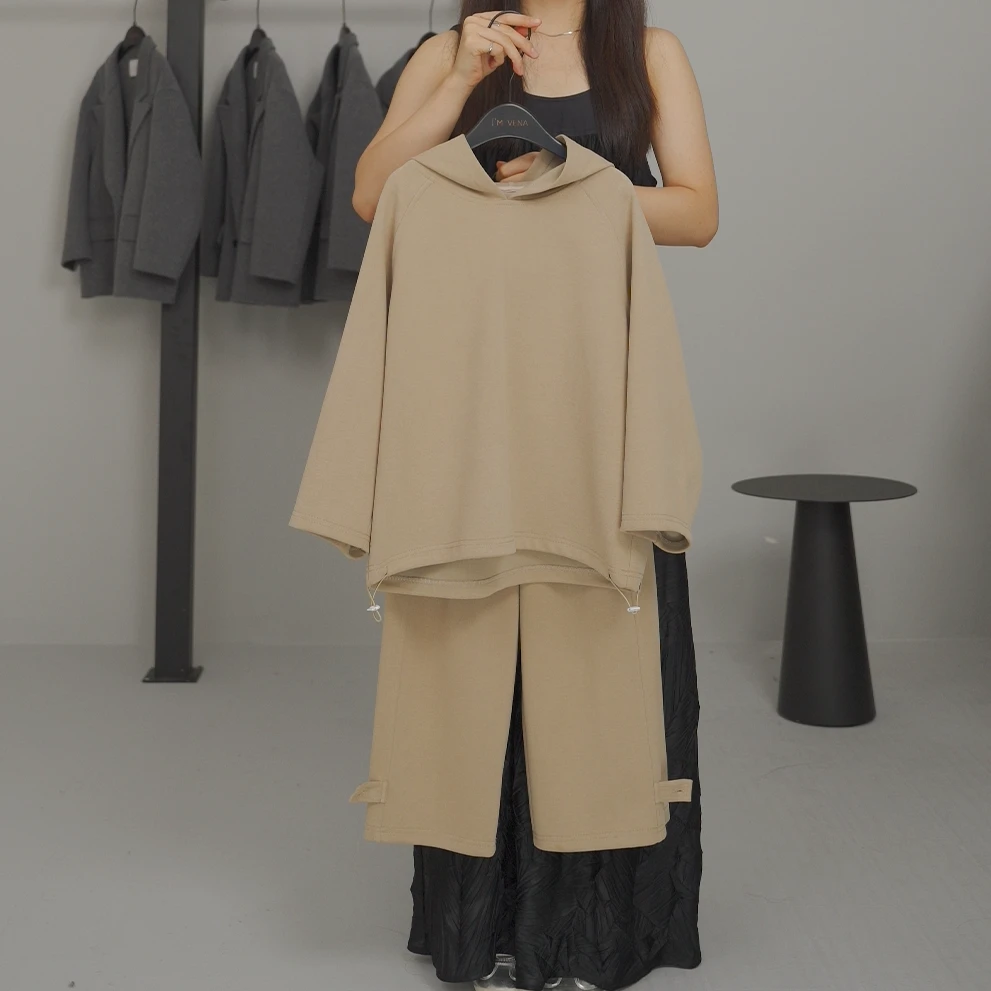 I'm Vena<极洛>男童女童秋装卫衣套装连帽休闲两件套39Z7631