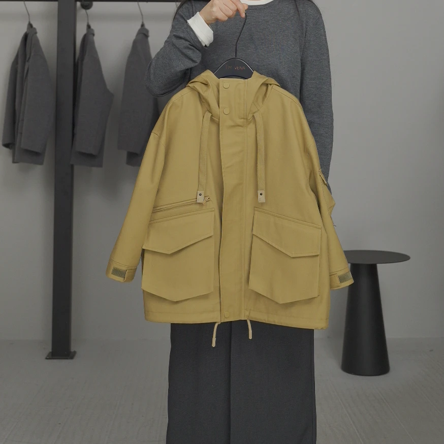 I'm Vena<莫窟>男童女童中性秋冬外套童装百搭长袖宽松秋39A7773