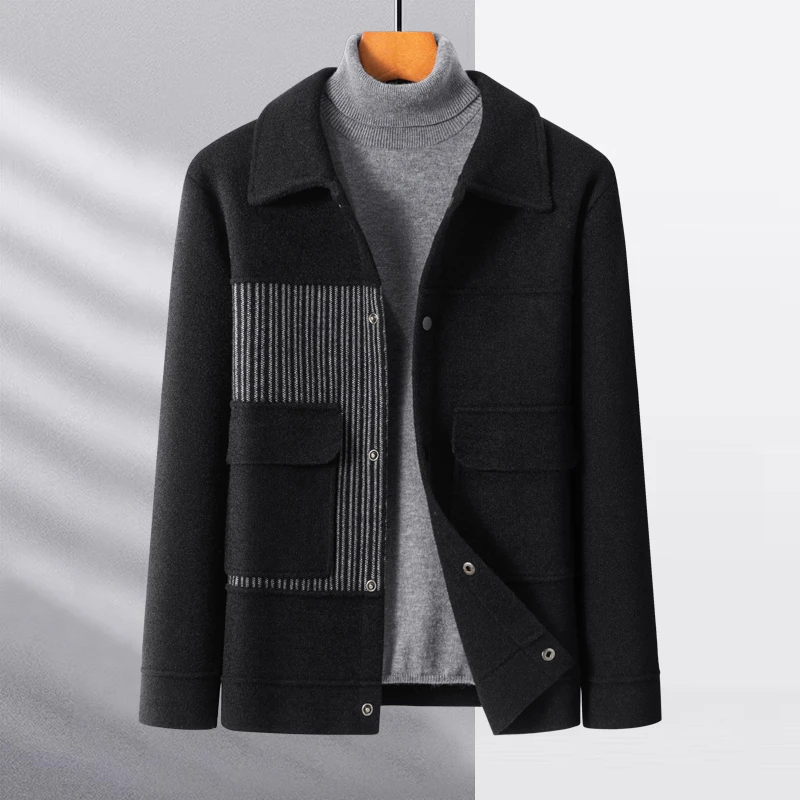 一衣三穿可拆羽绒秋冬新款外套男士加厚短款大衣男装休闲上衣开衫