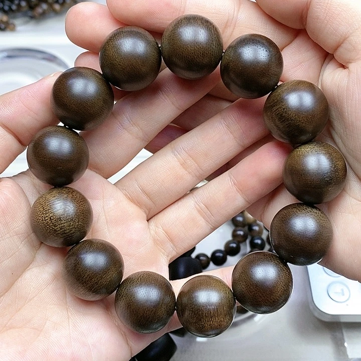 沉香手串酒*越南芽庄白棋楠沉水料