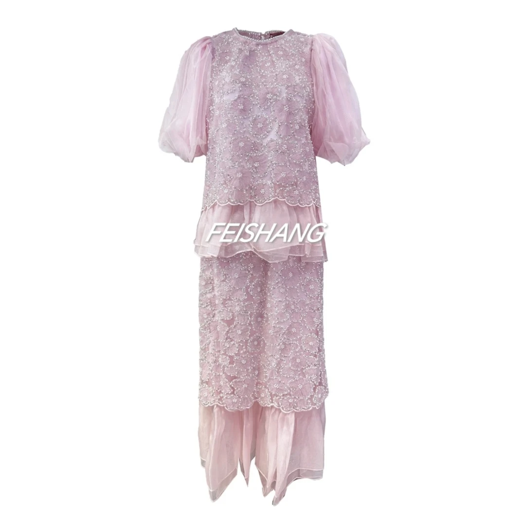 【闪烁】红标原创设计师款桑蚕丝连衣裙套装