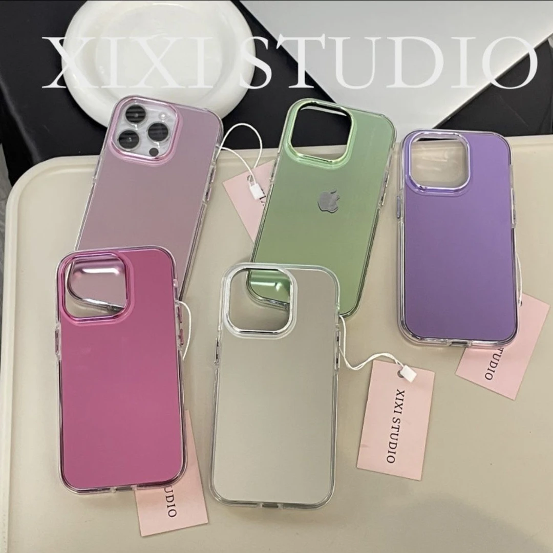 小红书同款玫红色适用苹果14pro max手机壳新款iPhone12/13新款11