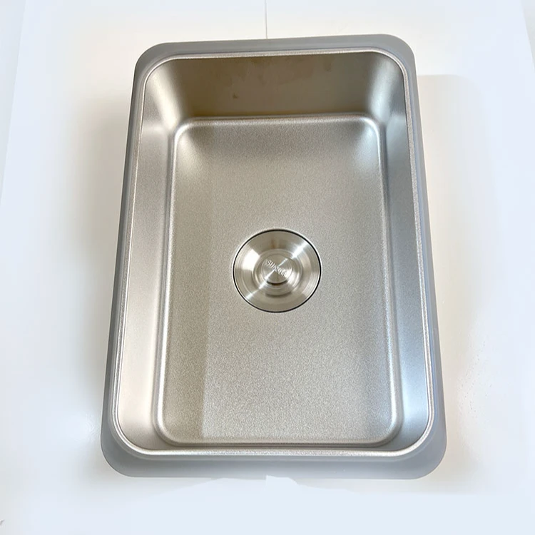 SUS304锤纹纳米拉伸篮子厨房必备实用洗菜小盆子槽小单盆天橙水槽