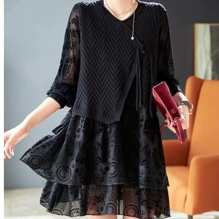 001新款时尚气质连衣裙