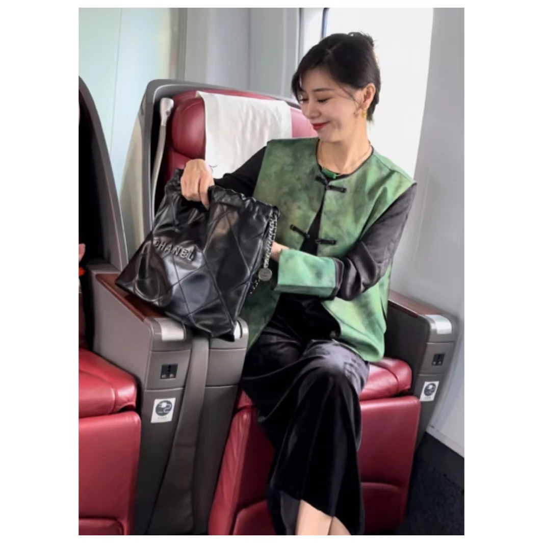 【现货秒发】 09191 新中式国风复古撞色拼接衬衣