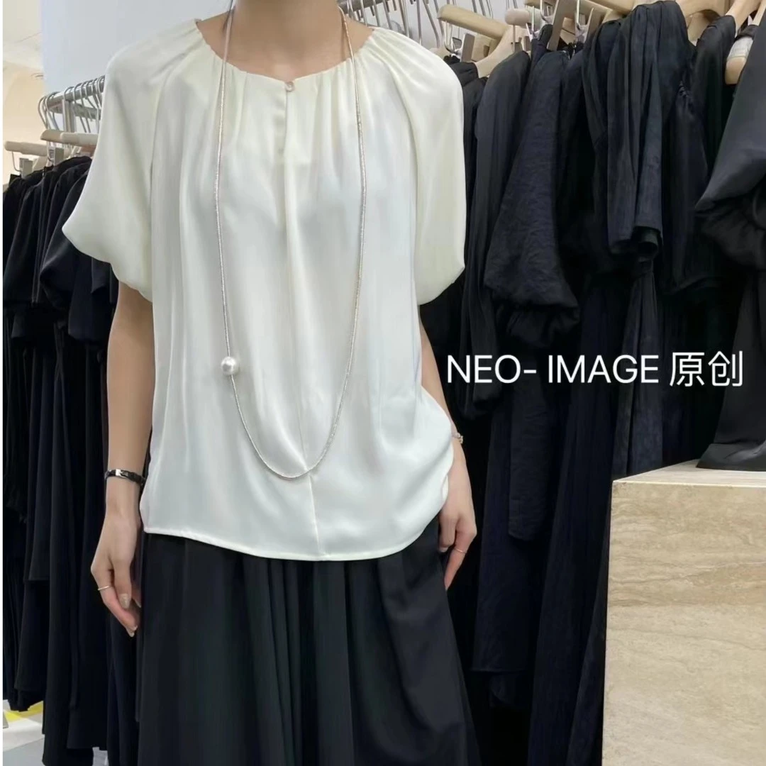 【桃子自制】3097  夏季高端设计师款小衫上身特别舒服的款 3097