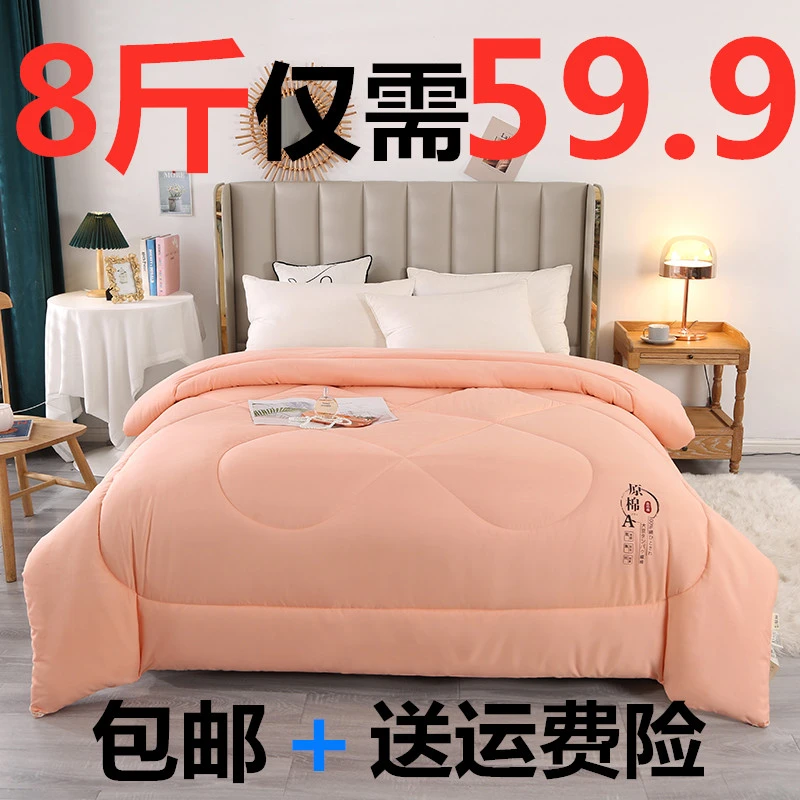 被子原棉大豆纤维春秋被冬被加厚保暖四季被单人学生宿舍被芯