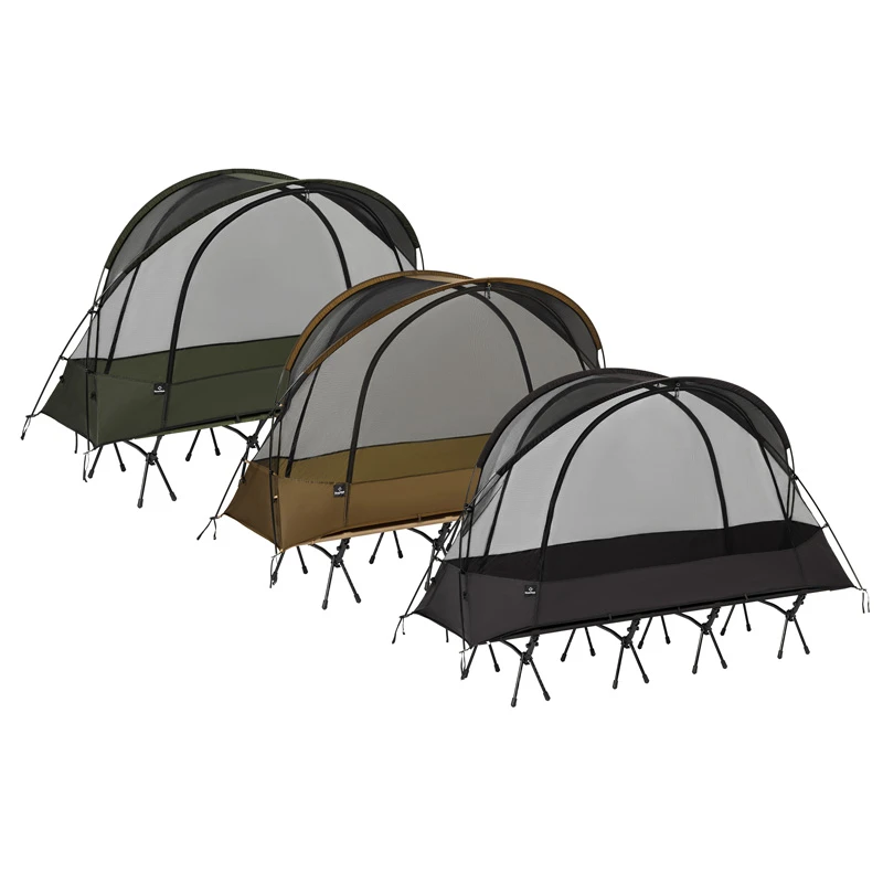 Thous Winds/千风户外加大折叠床超轻铝合金午休野营床加强加宽