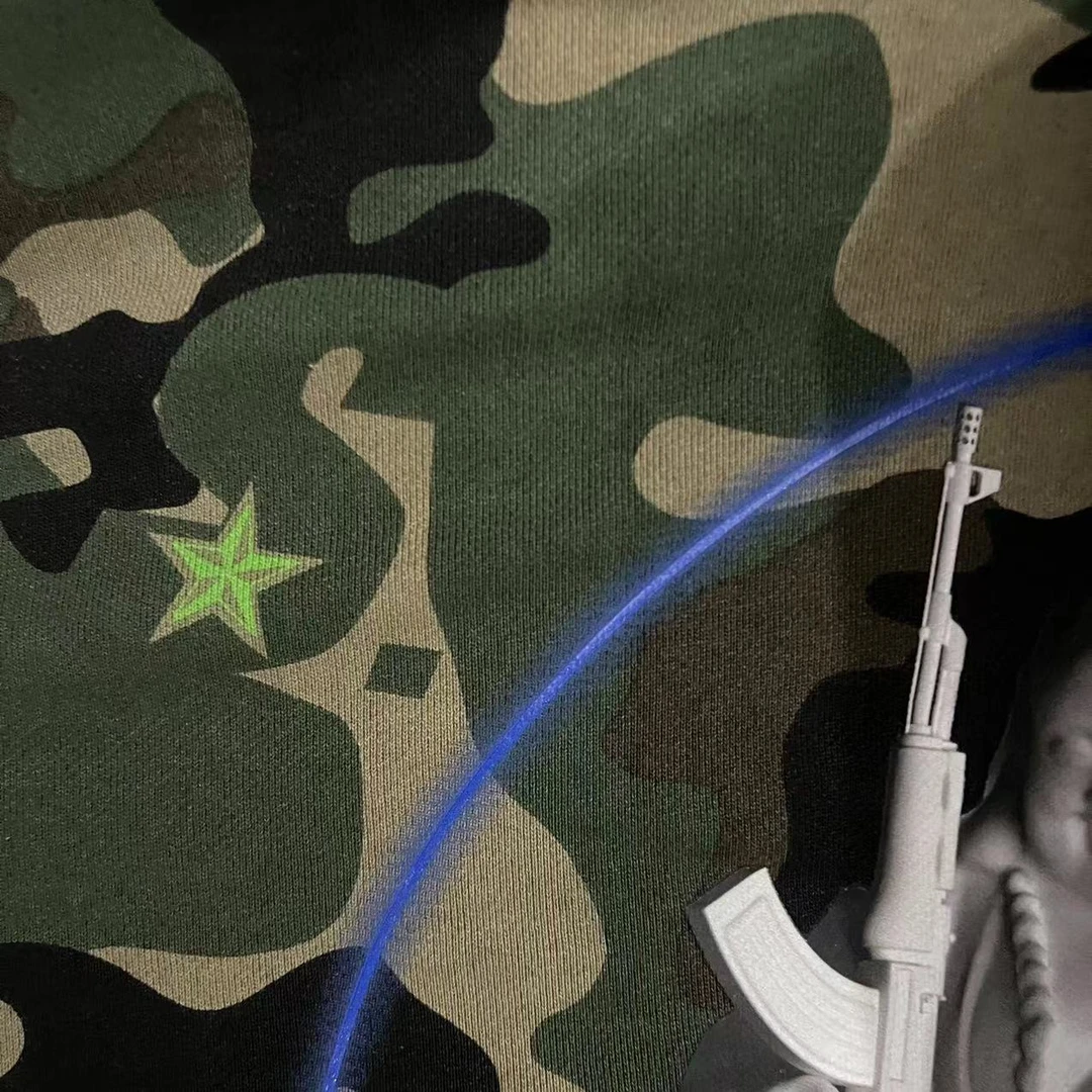 未发售系列！国潮迷彩卫衣男女同款