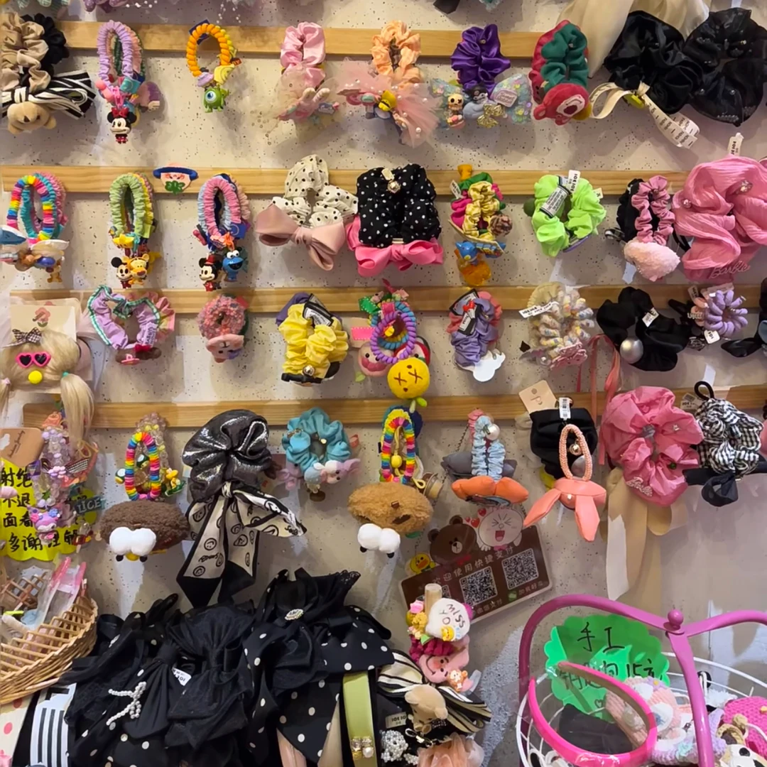 小众个性福利可爱多巴胺女孩项链戒指耳钉（五个一组）