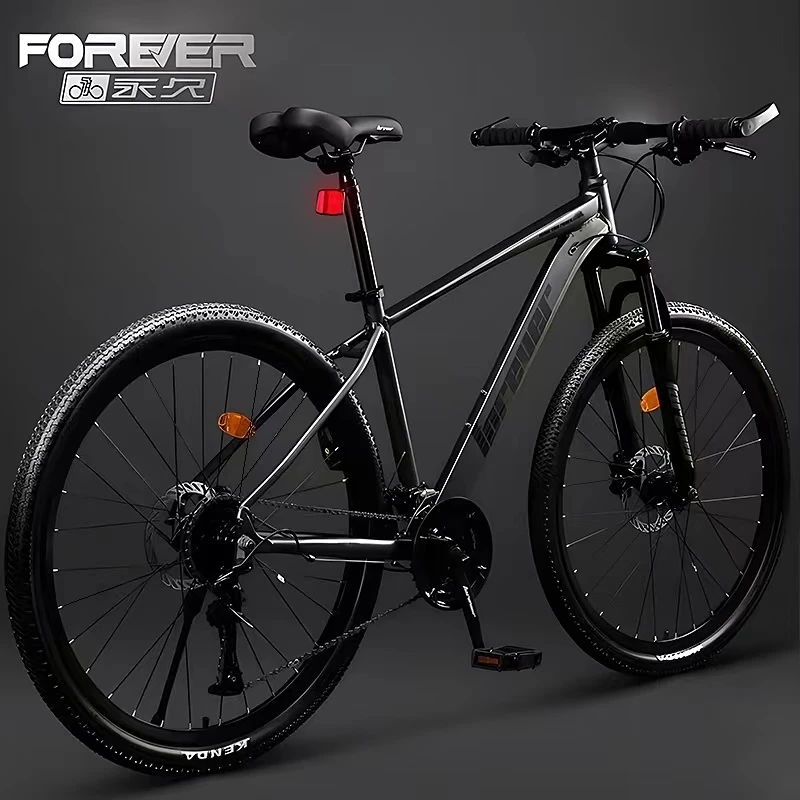 上海永久牌油碟铝合金减震变速越野山地自行车男女骑行自行车成人