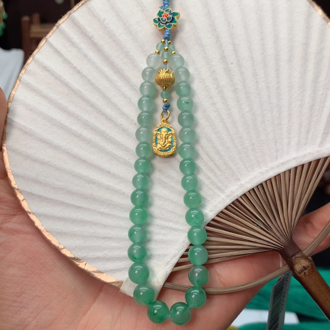 【闪购商品】石英质玉手机链未镶嵌