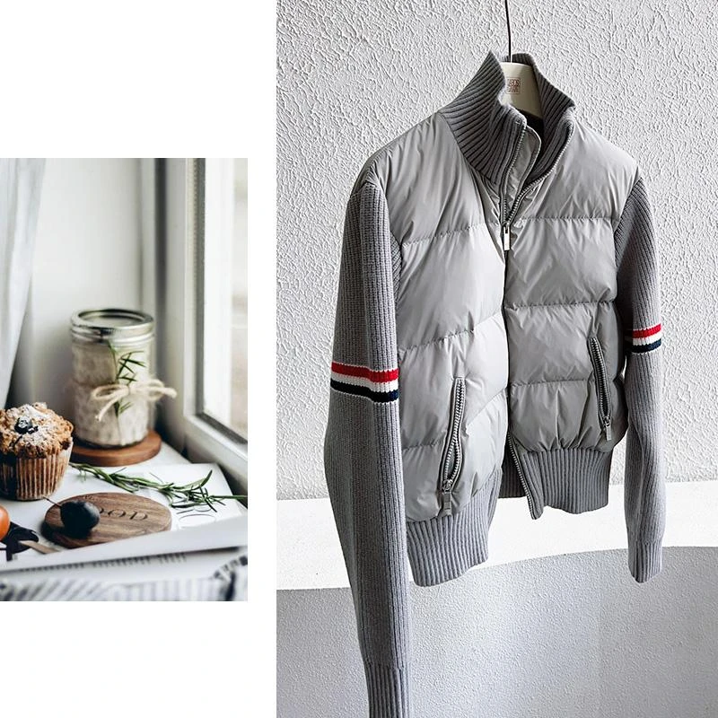 S493 灰色羽绒服韩国新款秋冬季上新小众设计高级感通勤女保暖