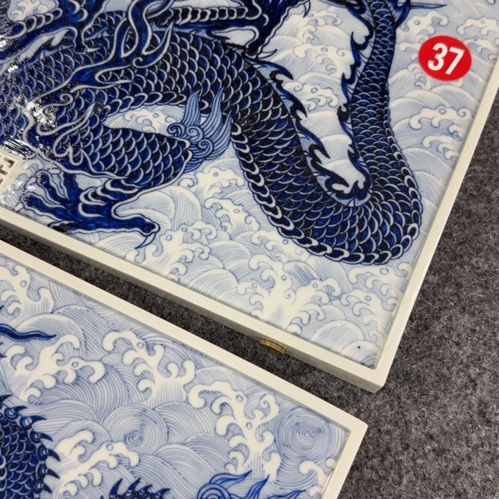 【闪购商品】盘千**火景德镇手工手绘陶瓷