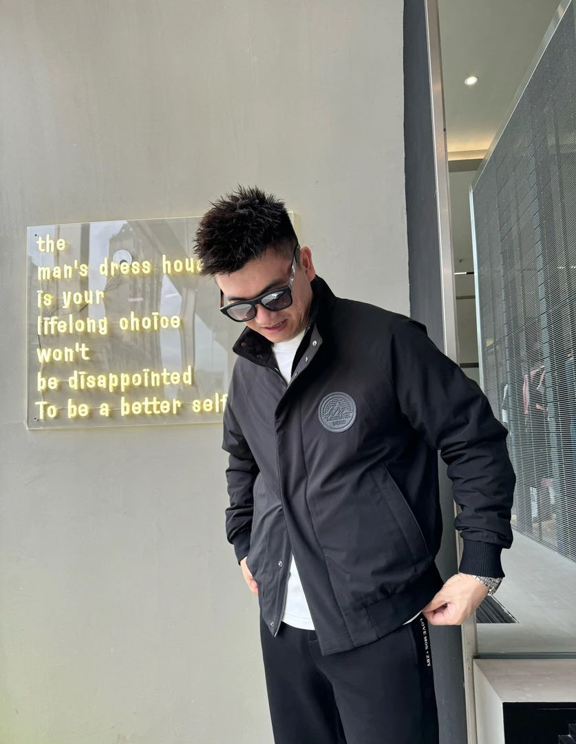 Dorc奢品-2024冬季新款休闲时尚男士立领夹克-LU-M071