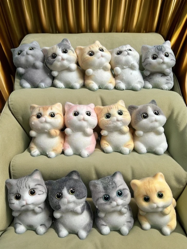 可爱猫咪硅胶捏捏乐解压玩具纯手工（自选）