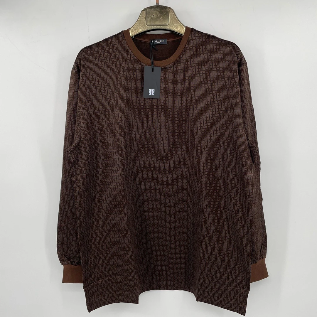 全新未使用 Givenchy/纪梵希 满印四宫格长袖