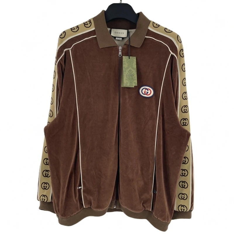 全新未使用 GUCCI/古驰 串标logo植绒外套 发财164-v