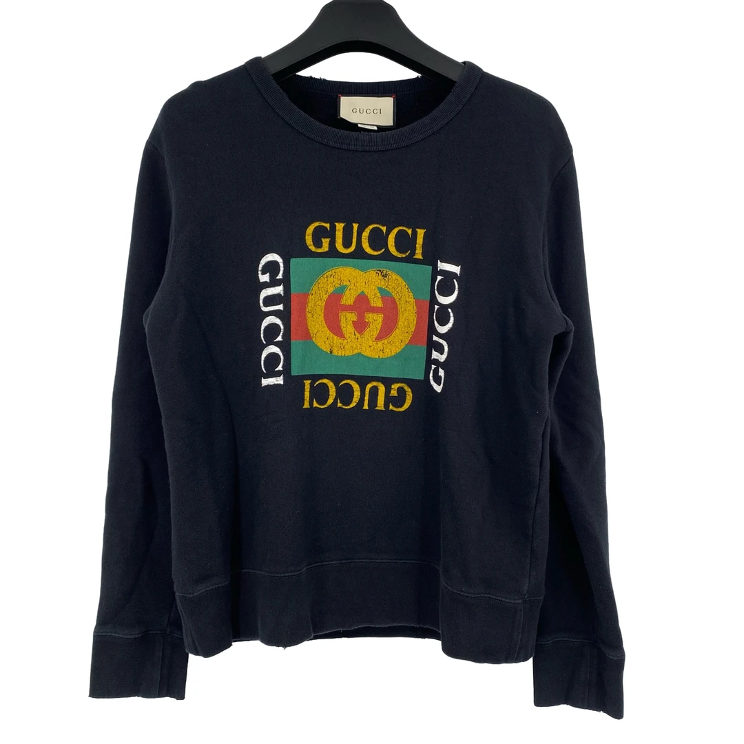 全新未使用 GUCCI/古驰 做旧方块卫衣M G2306280020