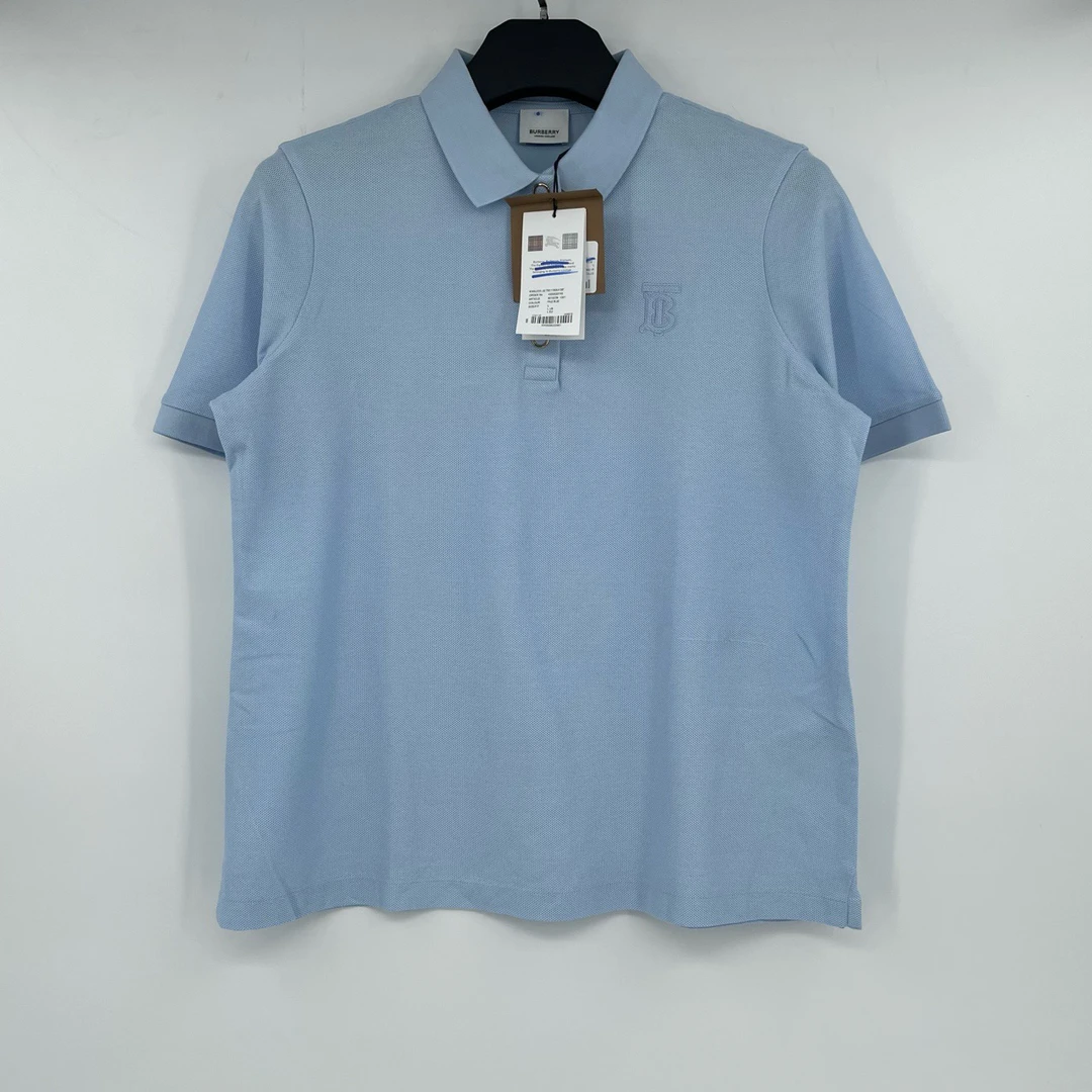 99新 BURBERRY/博柏利 TB刺绣短袖polo P2403250001