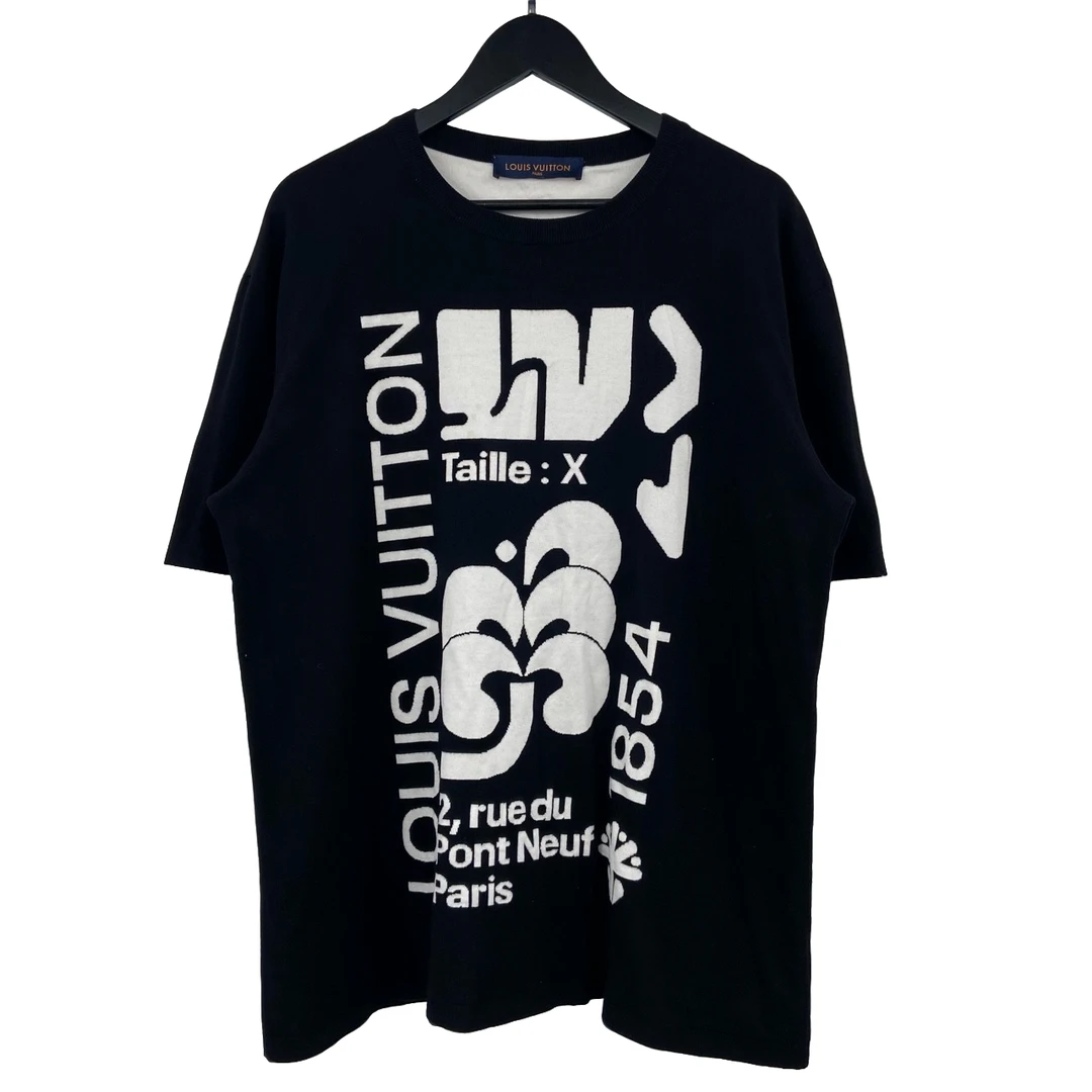 99新 LouisVuitton/路易威登 1854针织短袖 XXL G 叶子301