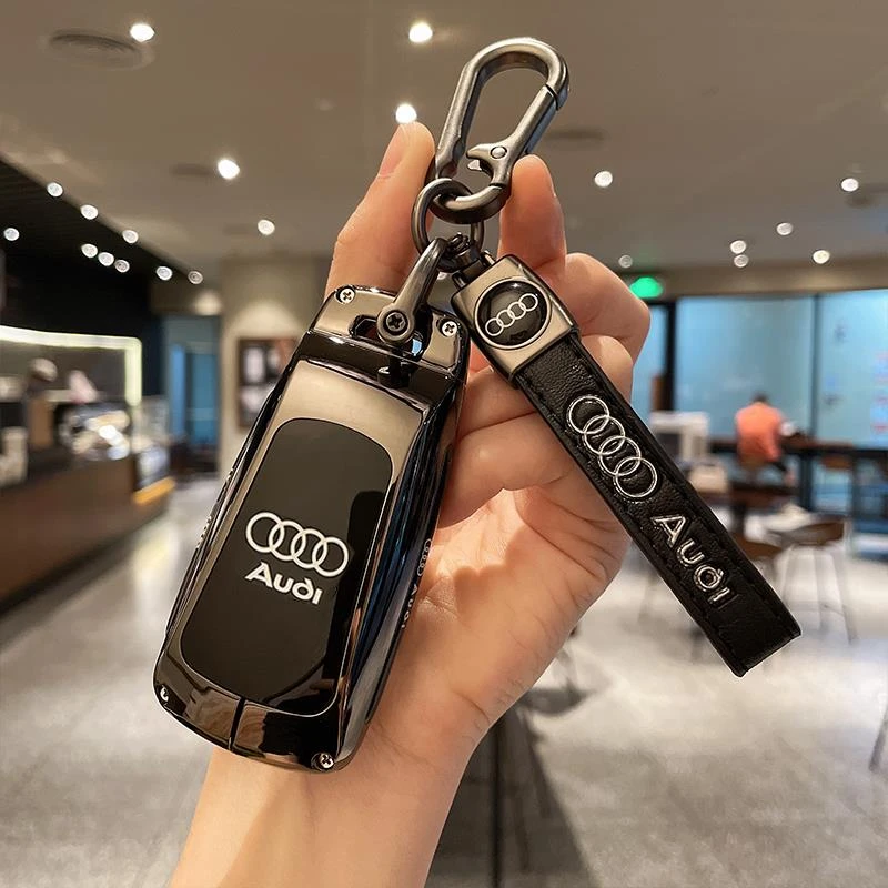 奥迪钥匙套新a4l/a6l/q5l/a3/q3/q2l/壳q7/q4/a5/a8l高端包扣23款