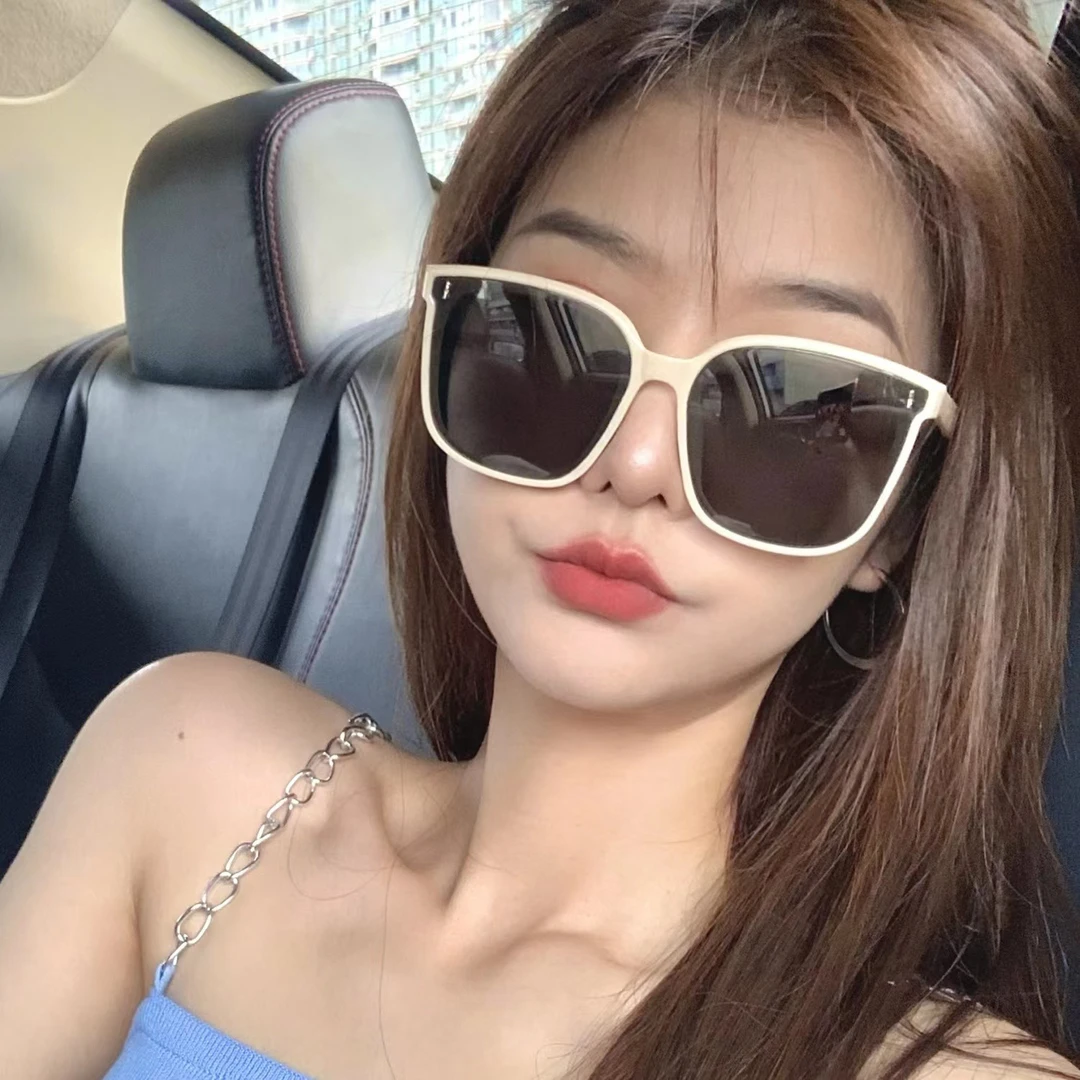 回头率超高！GM百搭墨镜女网红眼镜大脸显瘦高颜值太阳镜防紫外线