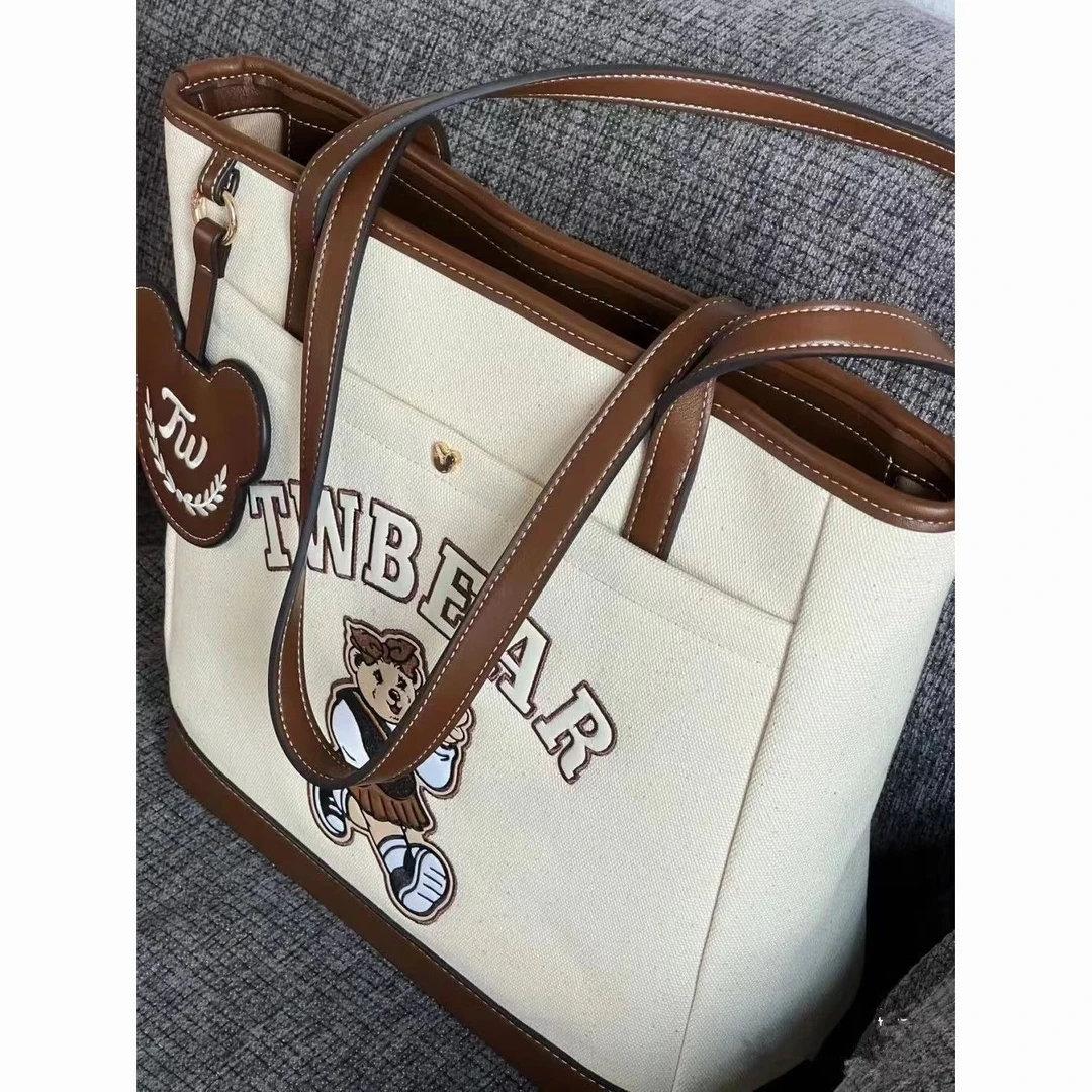 早八上课上班通勤包多隔层质感大容量托特包分层包包女2024新款潮