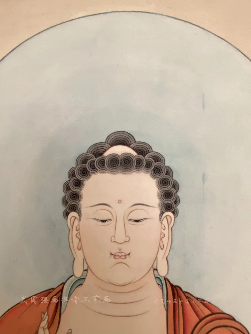 释迦牟尼像学习画稿