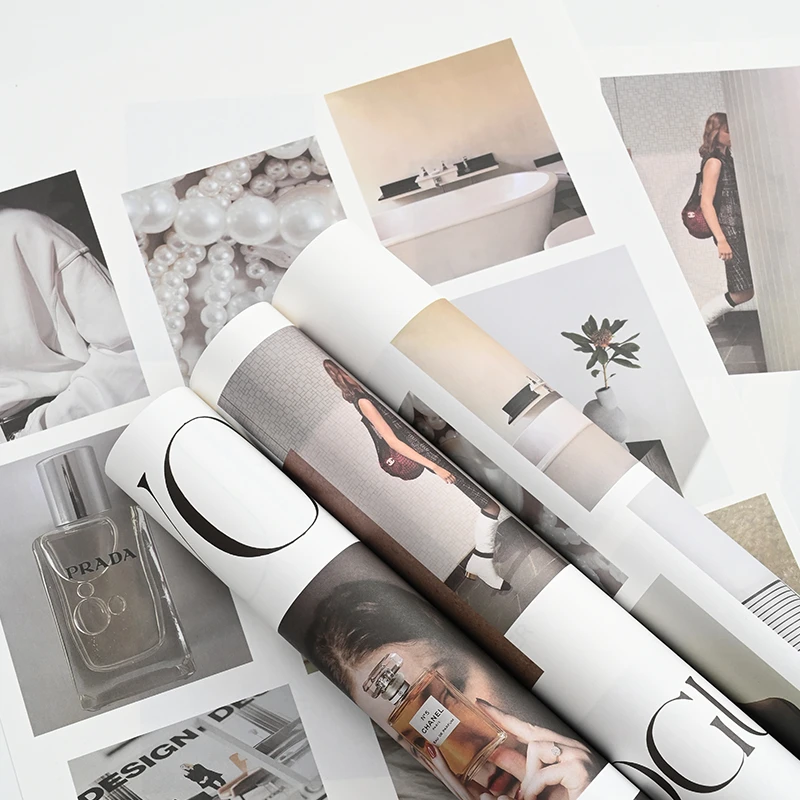 【喜花艺】风格画报系列/时尚封面38X50CM/10张/包 花束包装纸